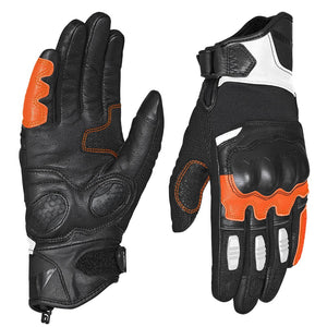 Viaterra Holeshot Short Hybrid Gloves - Flame Orange