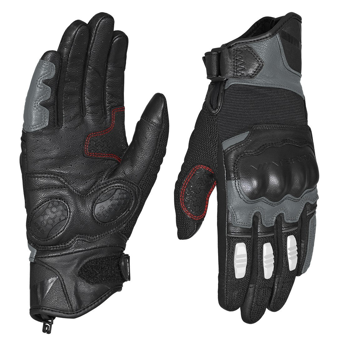 Viaterra Holeshot Short Hybrid Gloves - Gun metal