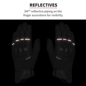 Viaterra Holeshot Short Hybrid Gloves - Lava Red