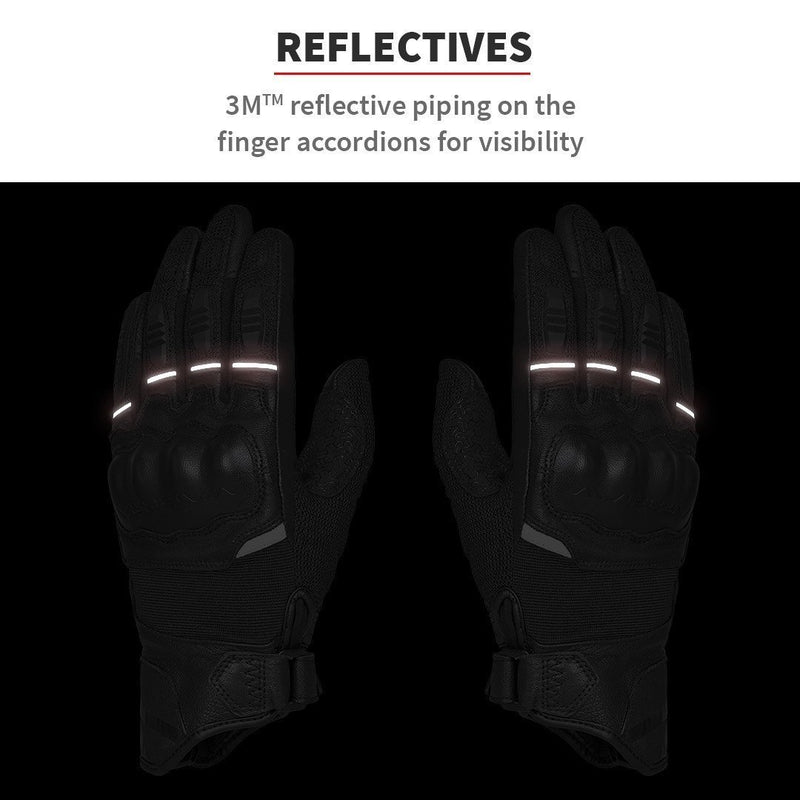 Viaterra Holeshot Short Hybrid Gloves - Gunmetal