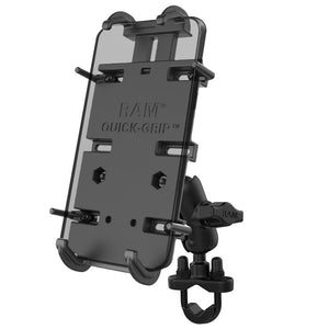 RAM® Quick-Grip™ Phone Mount with Handlebar U-Bolt Base