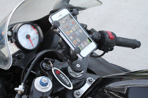 RAM X-Grip® Phone Holder with Motorcycle Fork Stem Base