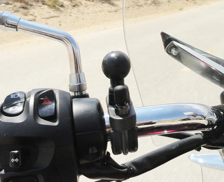 RAM Mounts Base - Rail with Zinc Coated U-Bolt