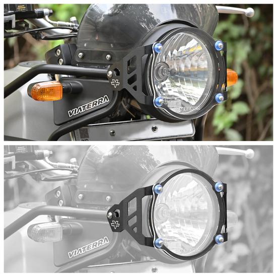 VIATERRA HEADLIGHT GUARD – ROYAL ENFIELD HIMALAYAN BS4/BS6