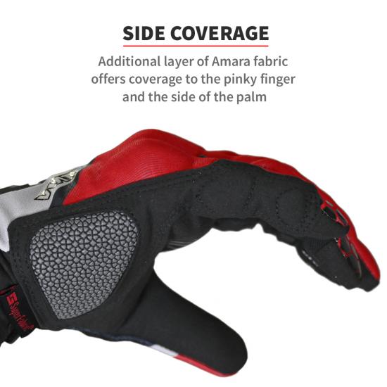 Viaterra Roost – Offroad Motorcycle Glove (Chilli Red)