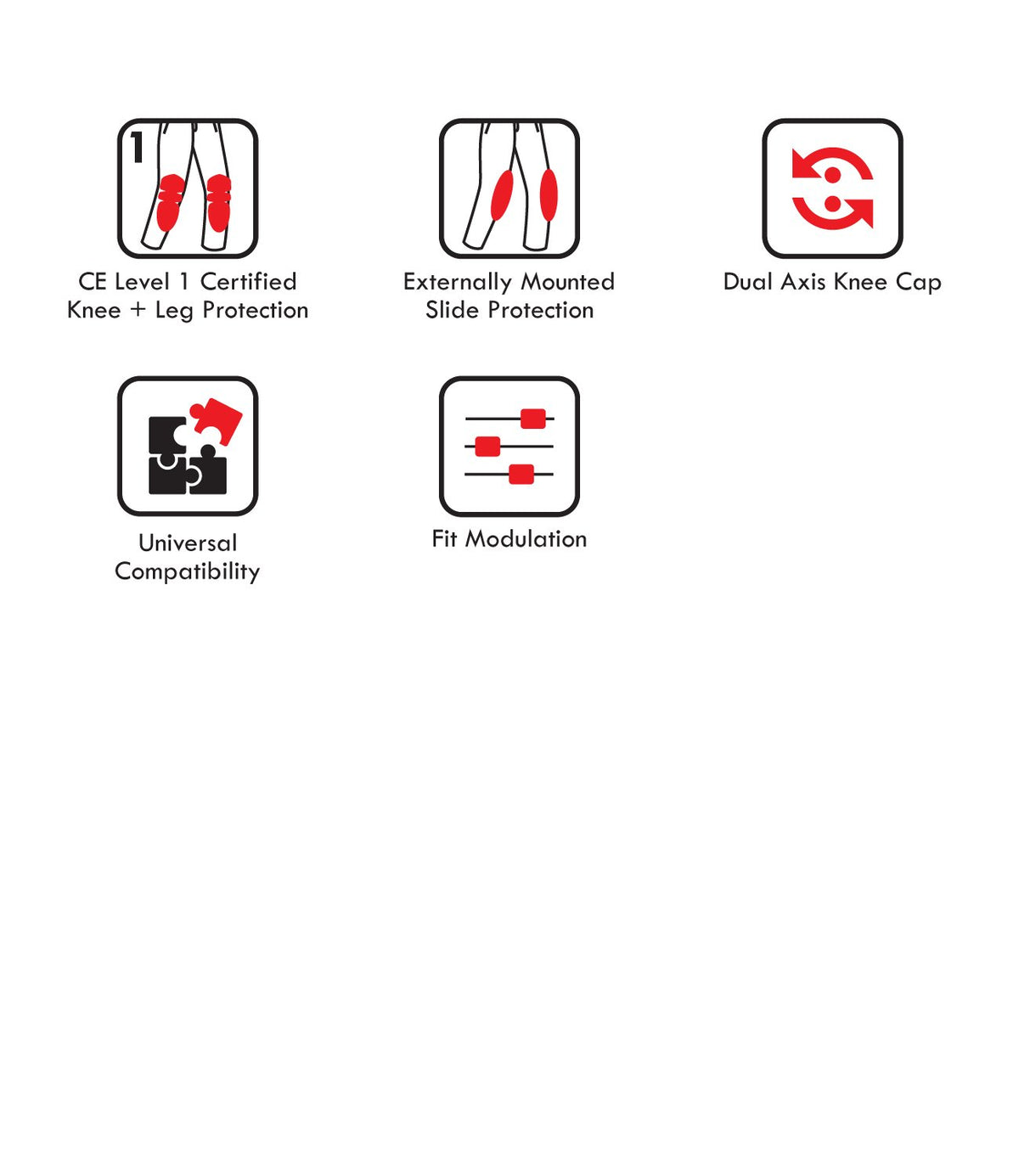 RYNOX BASTION BIONIC KNEE GUARDS - BLACK HI-VIZ GREEN