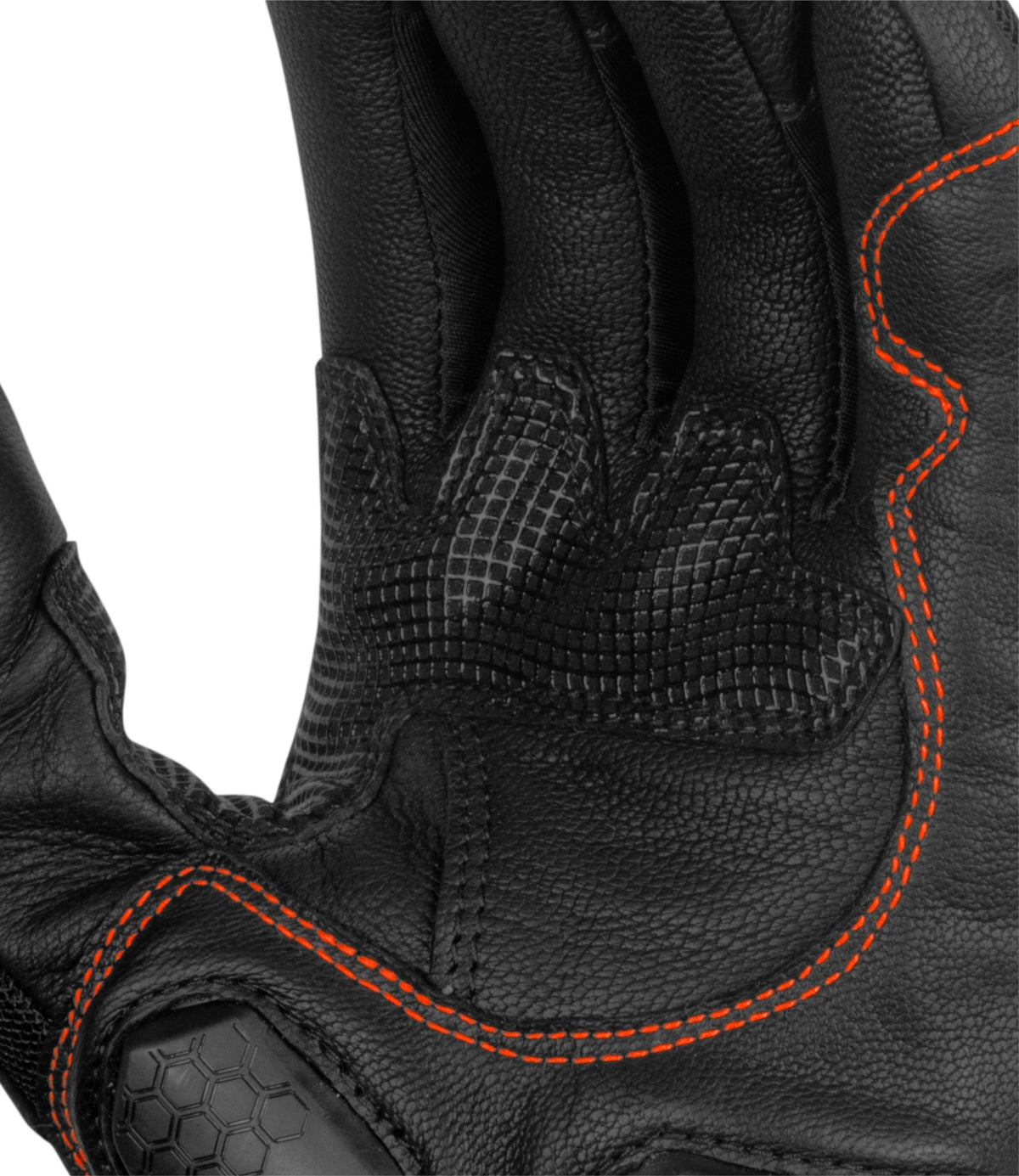 RYNOX TORNADO PRO 3 GLOVES BLACK ORANGE