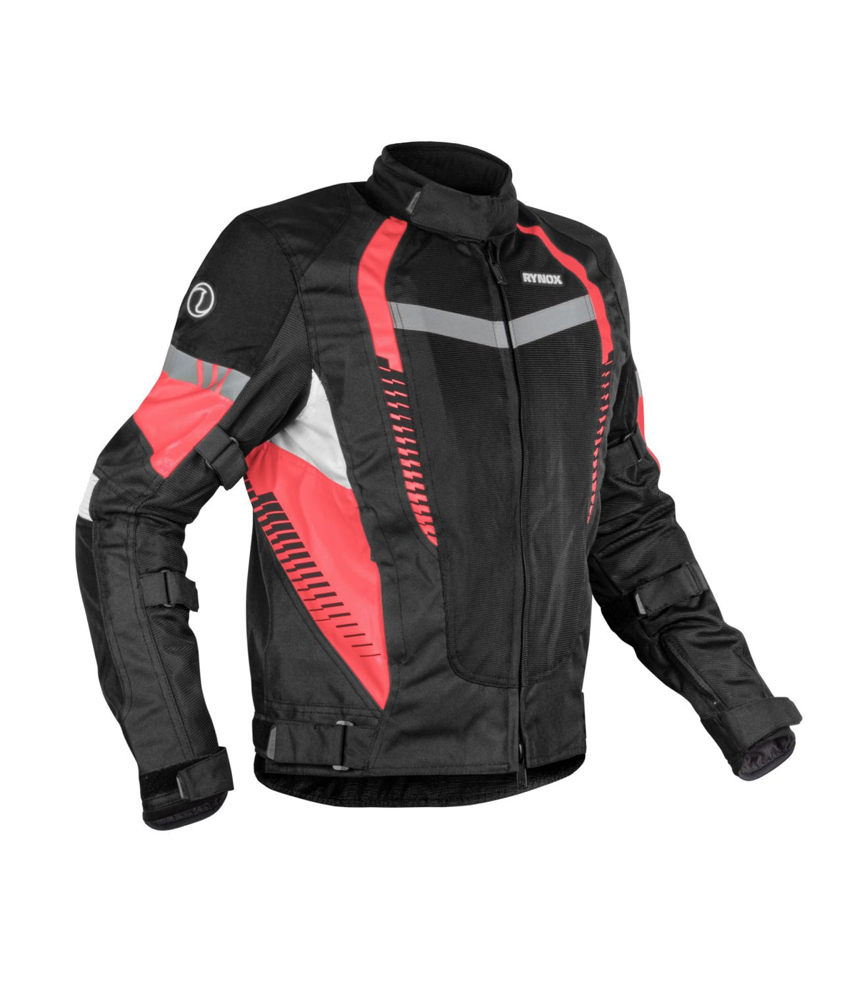 Rynox Tornado Pro 4 Jacket CE CERTIFIED CLASS A - Black Red