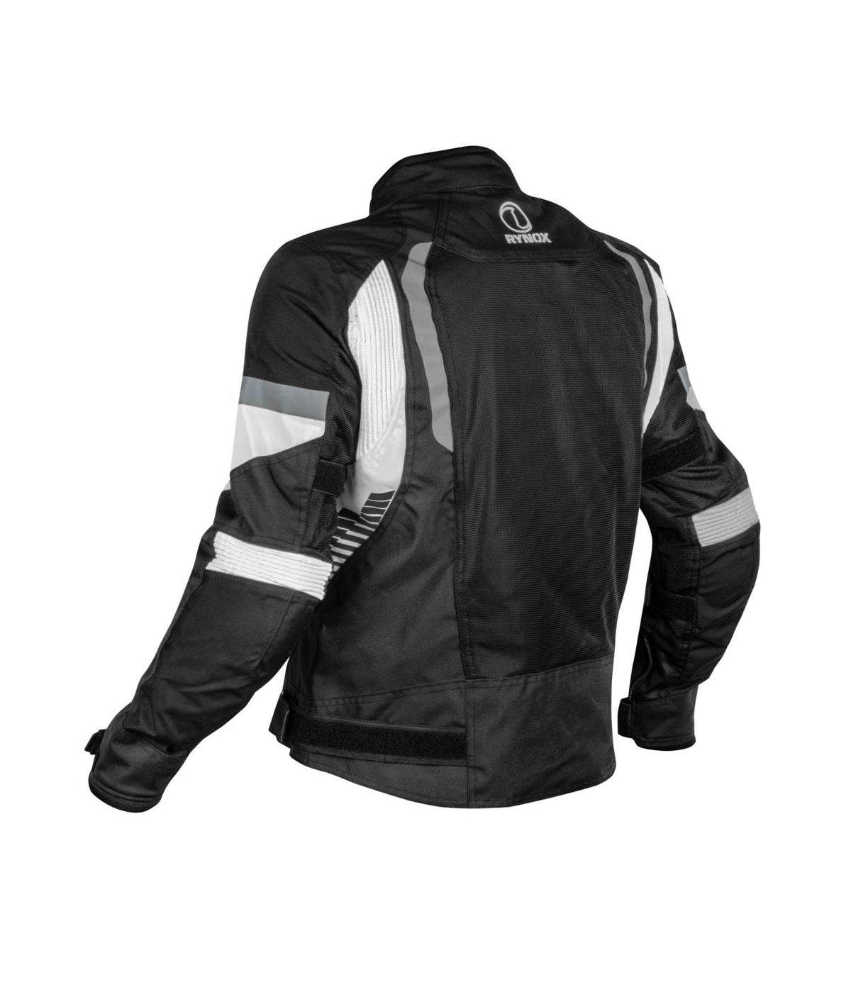 Rynox Tornado Pro 4 Jacket - Black White CE A
