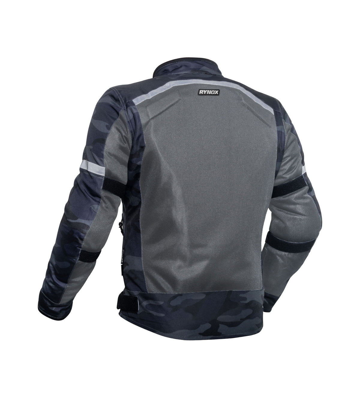 Rynox Urban X Jacket - Camo Blue with Grey Mesh