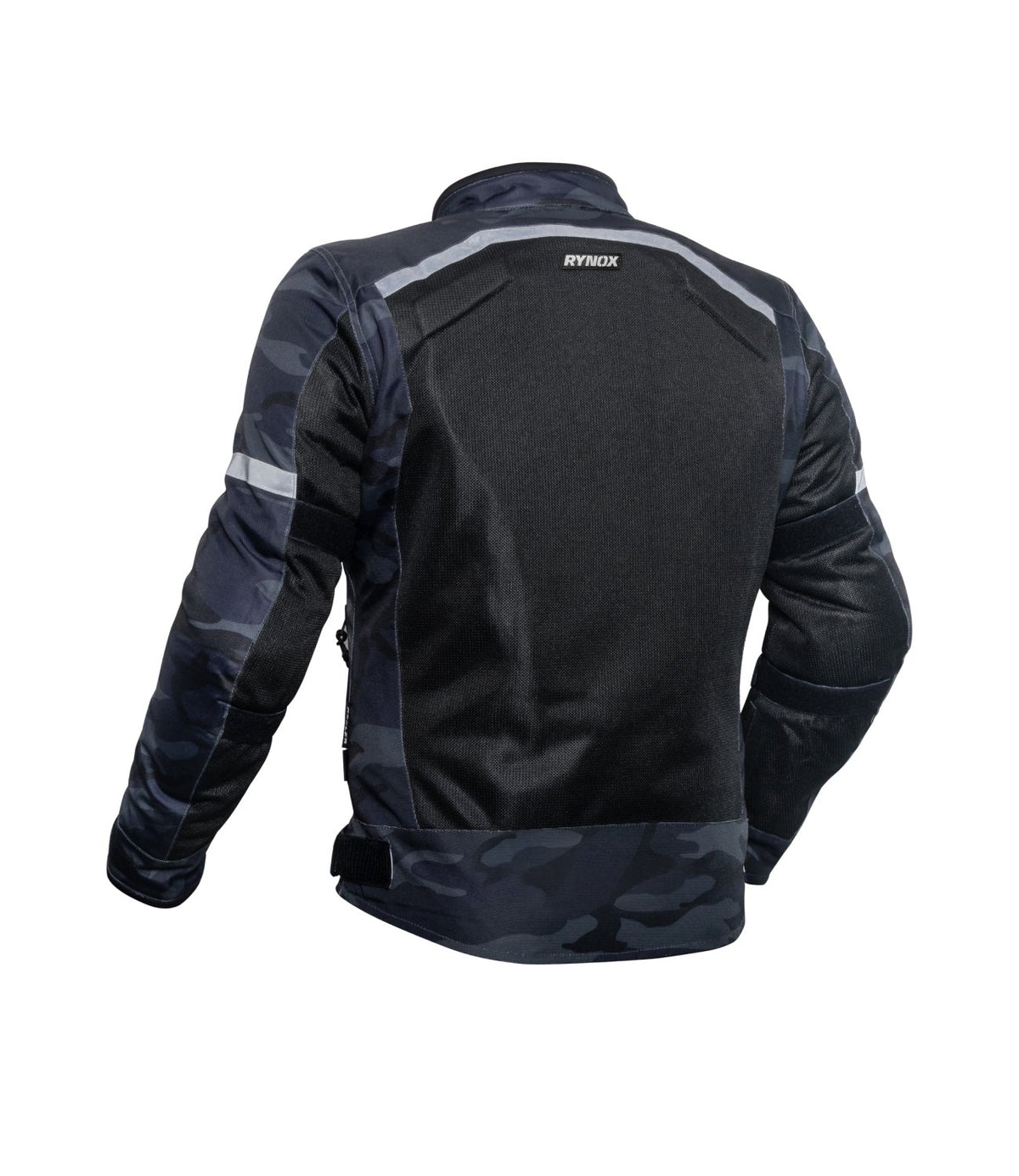 Rynox Urban X Jacket - Camo Blue with Black Mesh