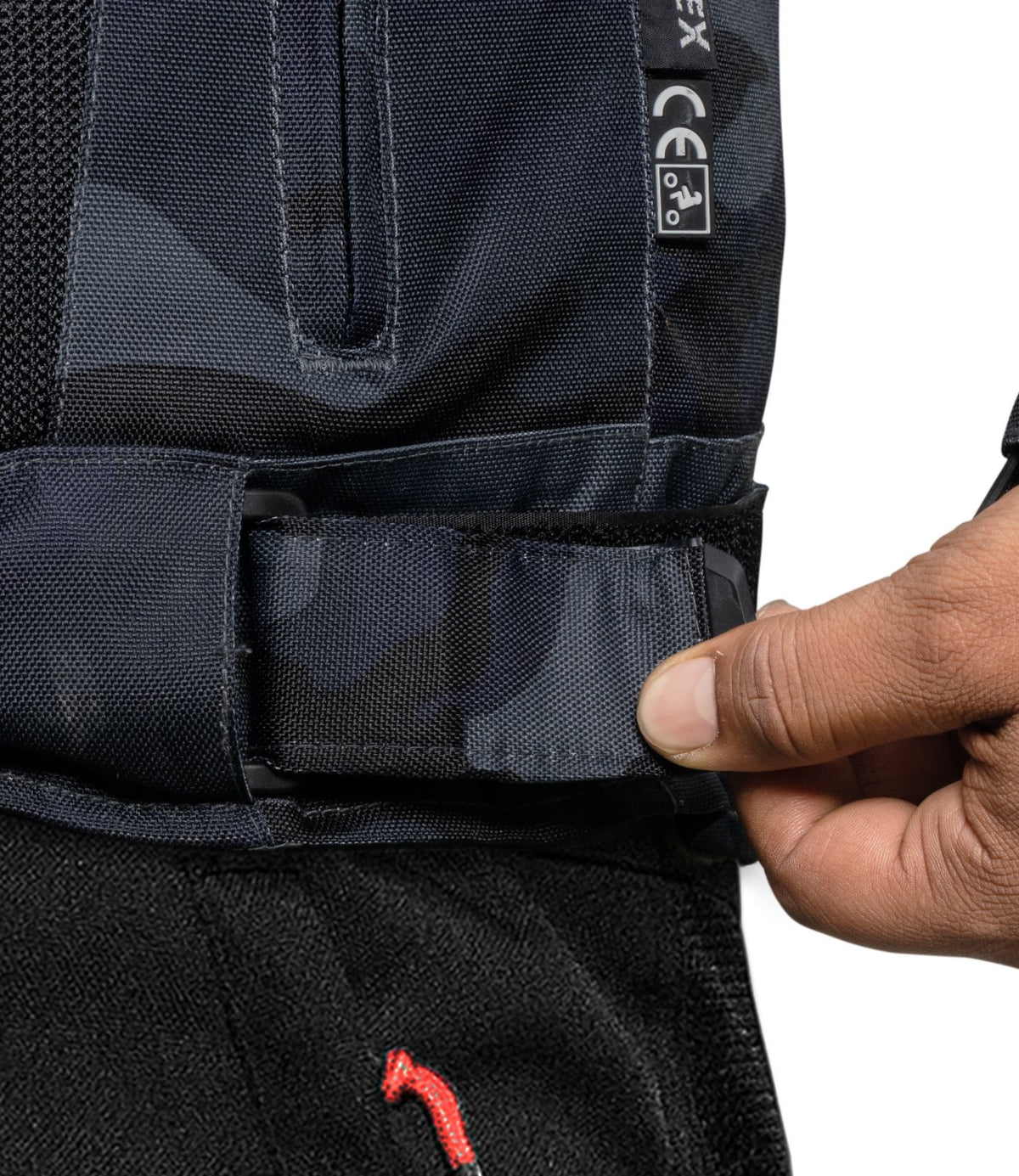 Rynox Urban X Jacket - Camo Blue with Black Mesh