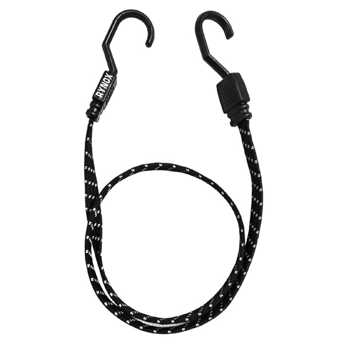 Rynox Gripper Reflective Bungee Strap Black