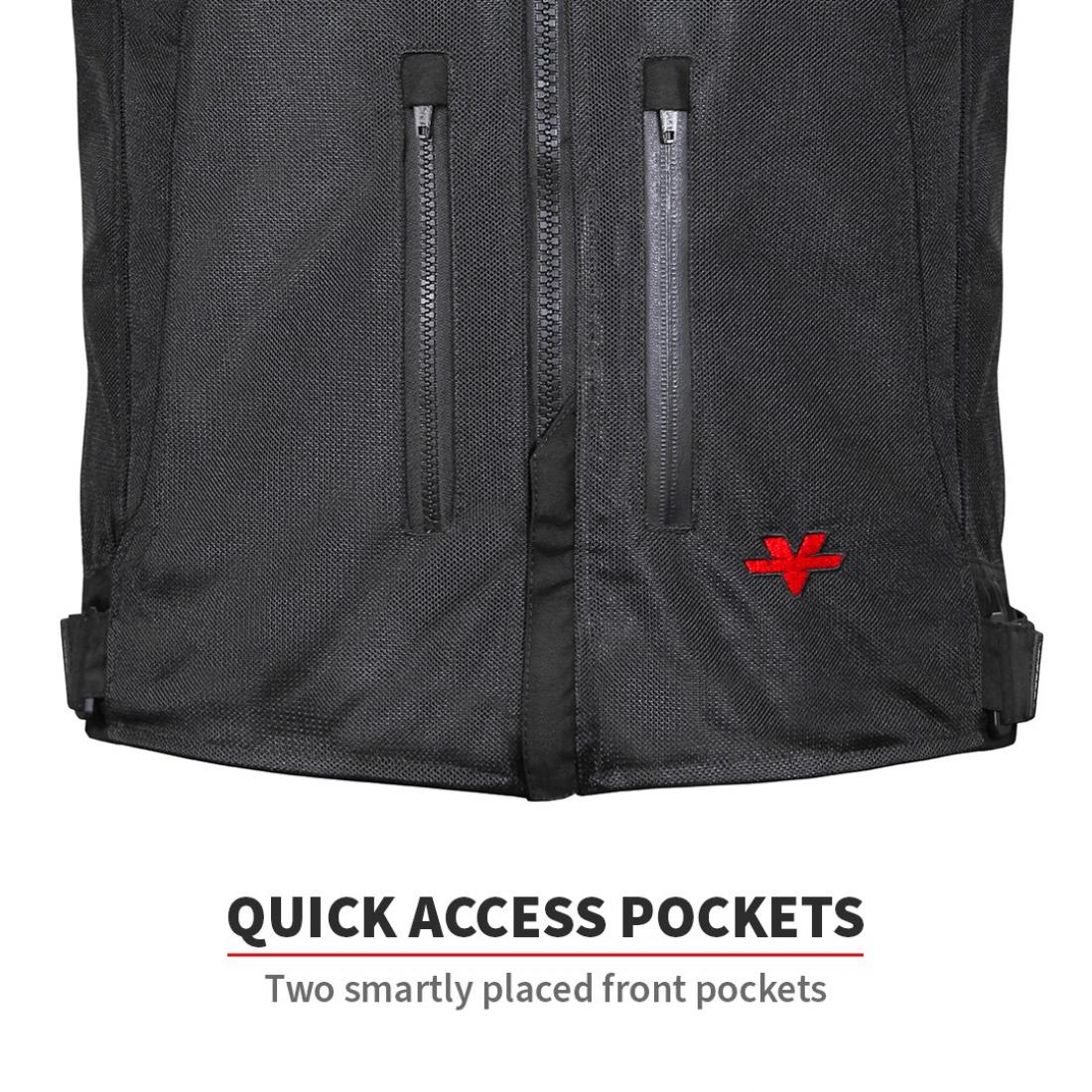 Viaterra - Spencer - Street Mesh Riding Jacket Sas-Tec Black