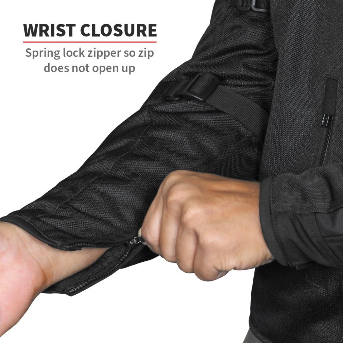 Viaterra - Spencer - Street Mesh Riding Jacket Sas-Tec Red