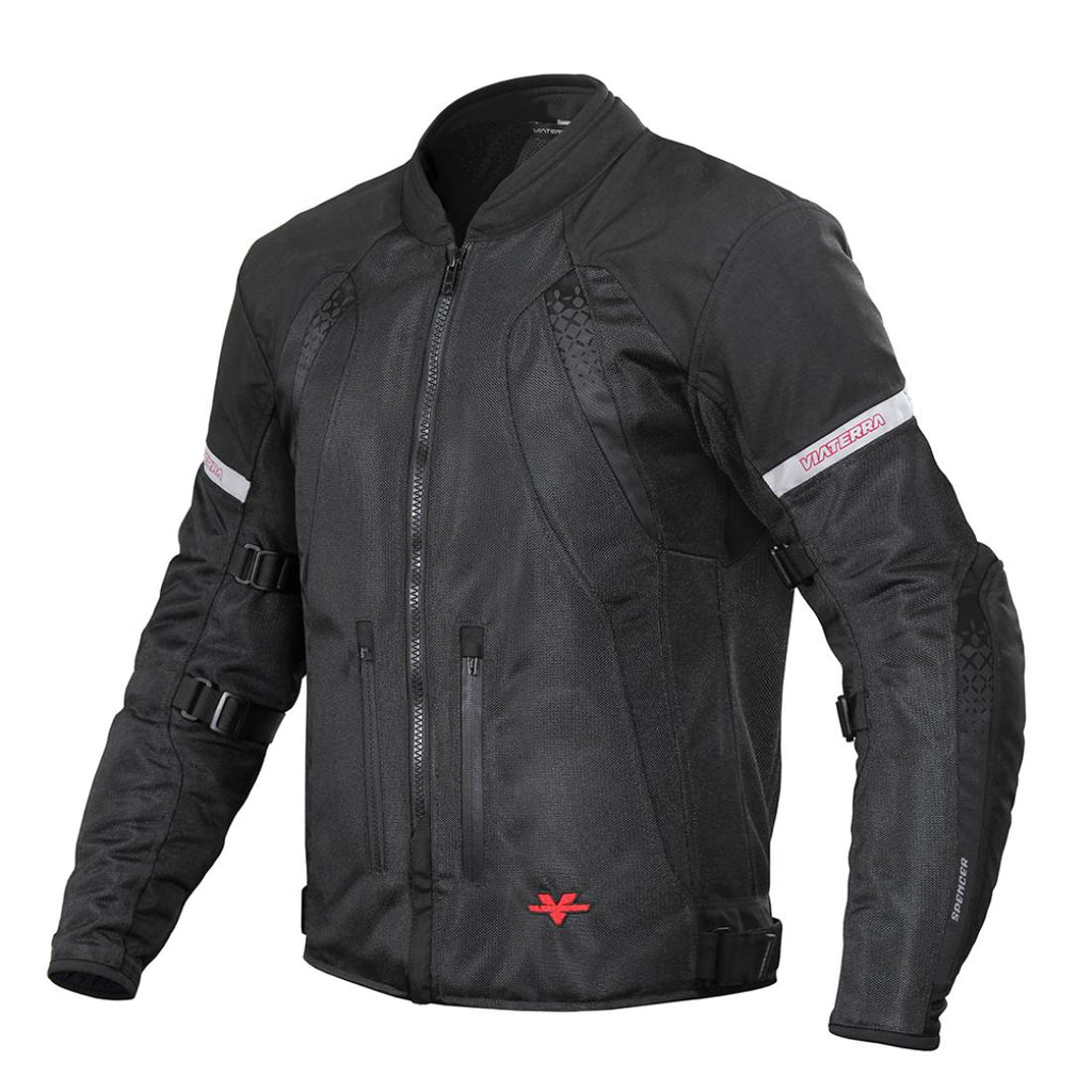 Viaterra - Spencer - Street Mesh Riding Jacket Black