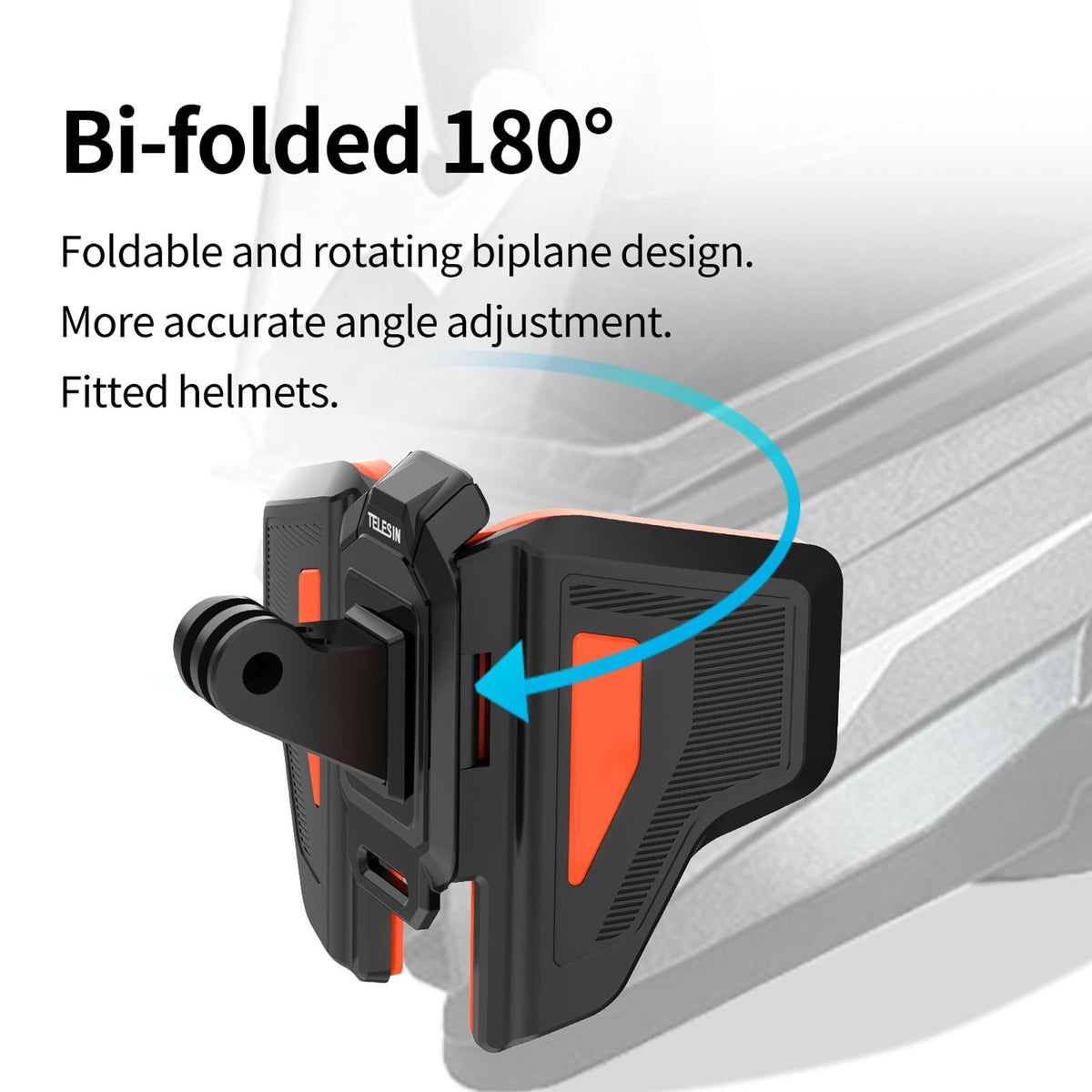 Telesin Helmet Chin Mount V 3.0