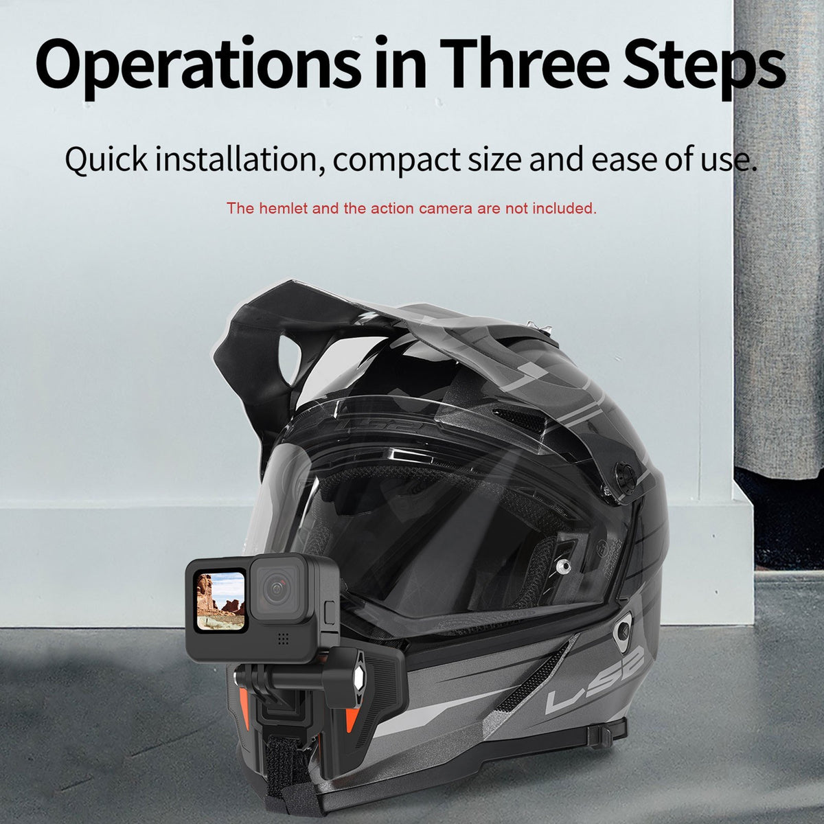 Telesin Helmet Chin Mount V 3.0