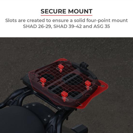 VIATERRA TOP BOX ADAPTER – RE HIMALAYAN BS6 / HERO XPULSE