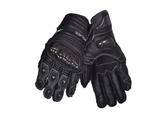 Solace Carbontec Semi Gauntlet Leather Gloves