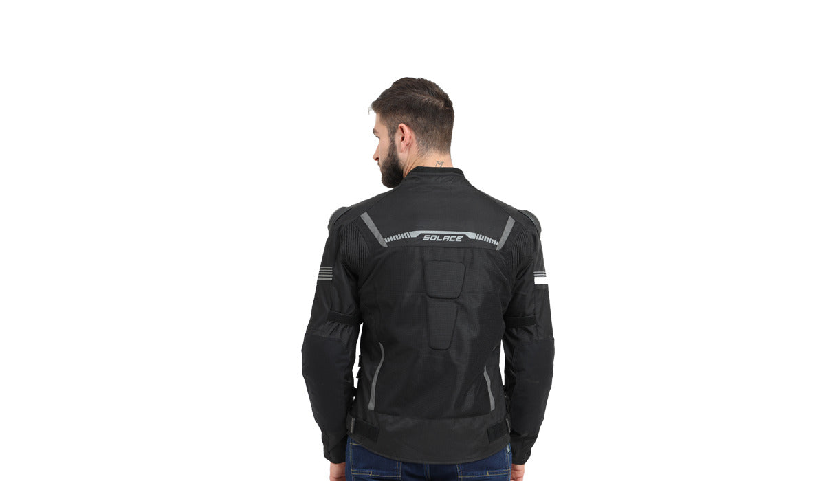 Furious Pro Touring Jacket ( Grey ) - Solace Motorcycle Clothing Co -  Official Website