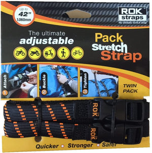 ROK Motorcycle Adjustable Stretch Straps 42"