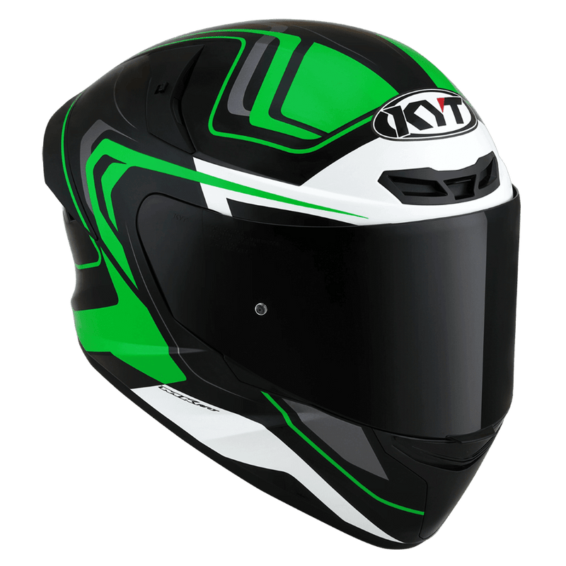 KYT TT-Course Overtech Black Green