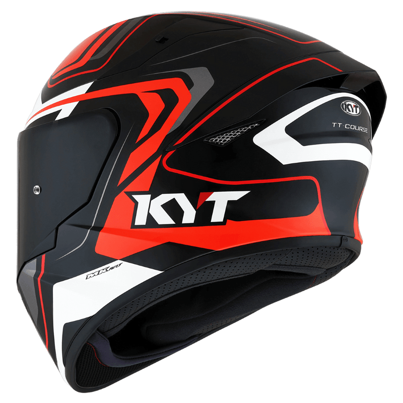 KYT TT-Course Overtech Black Orange