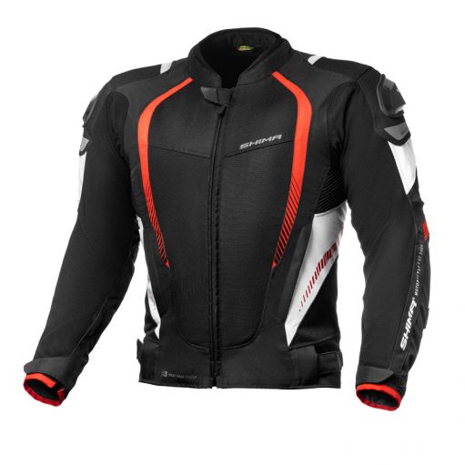 SHIMA MESH PRO SUMMER JACKET BLACK/RED – Lets Gear Up