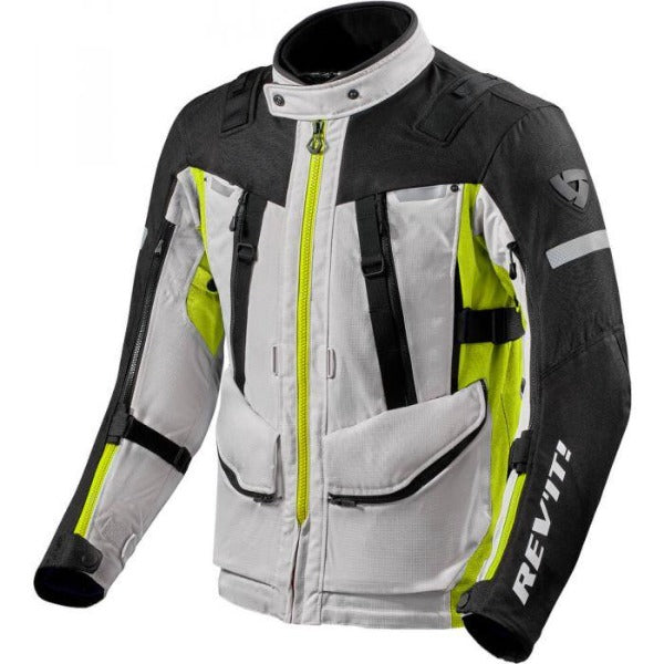 Rev'it! Sand 4 H2O Jacket Silver Neon Yellow