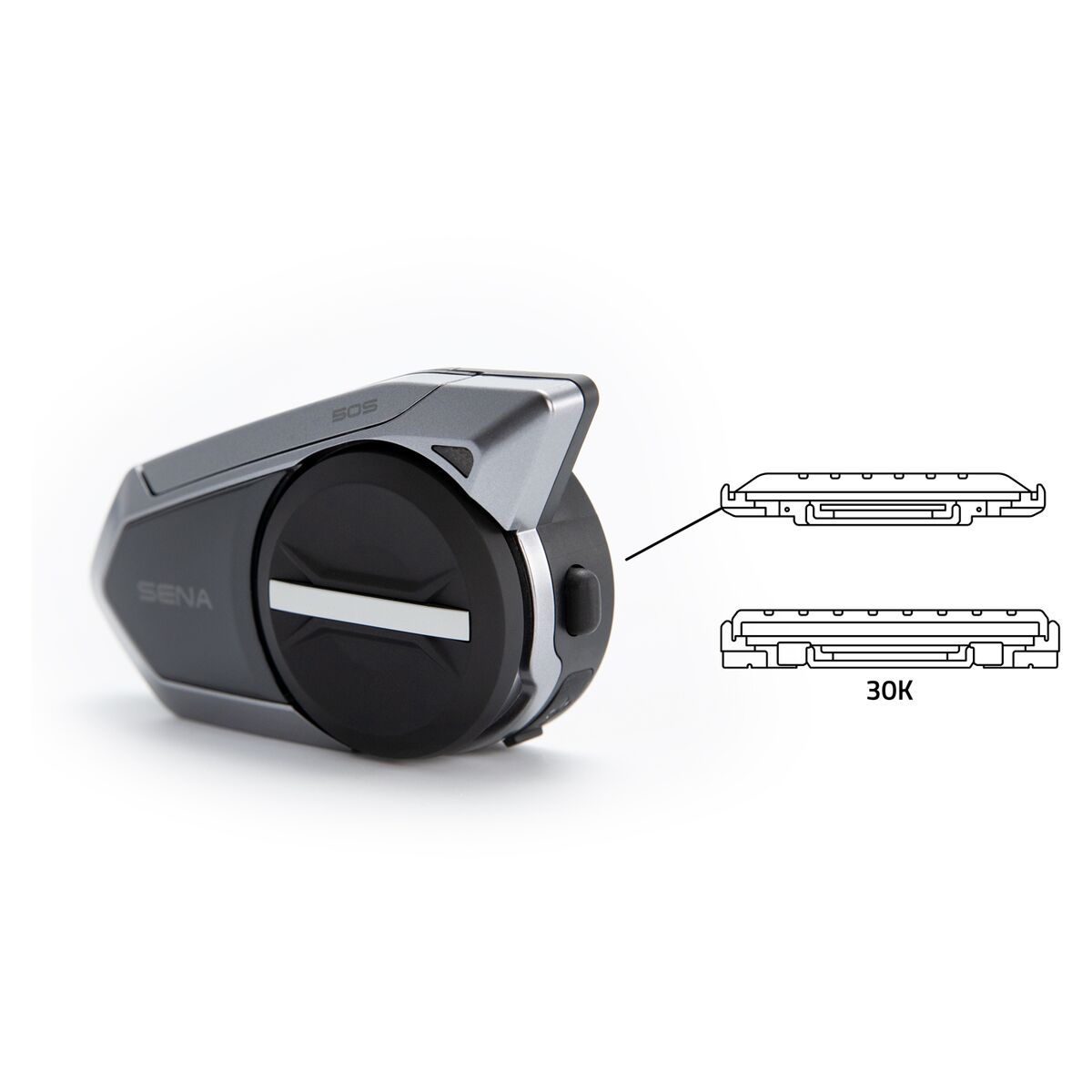 Sena 50S Motorcycle Bluetooth Communication System (Harman Kardon