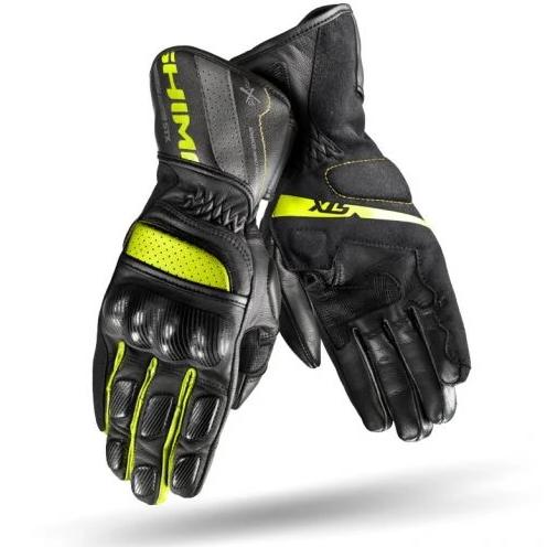 Shima STX Full Gauntlet Gloves - Black Fluro